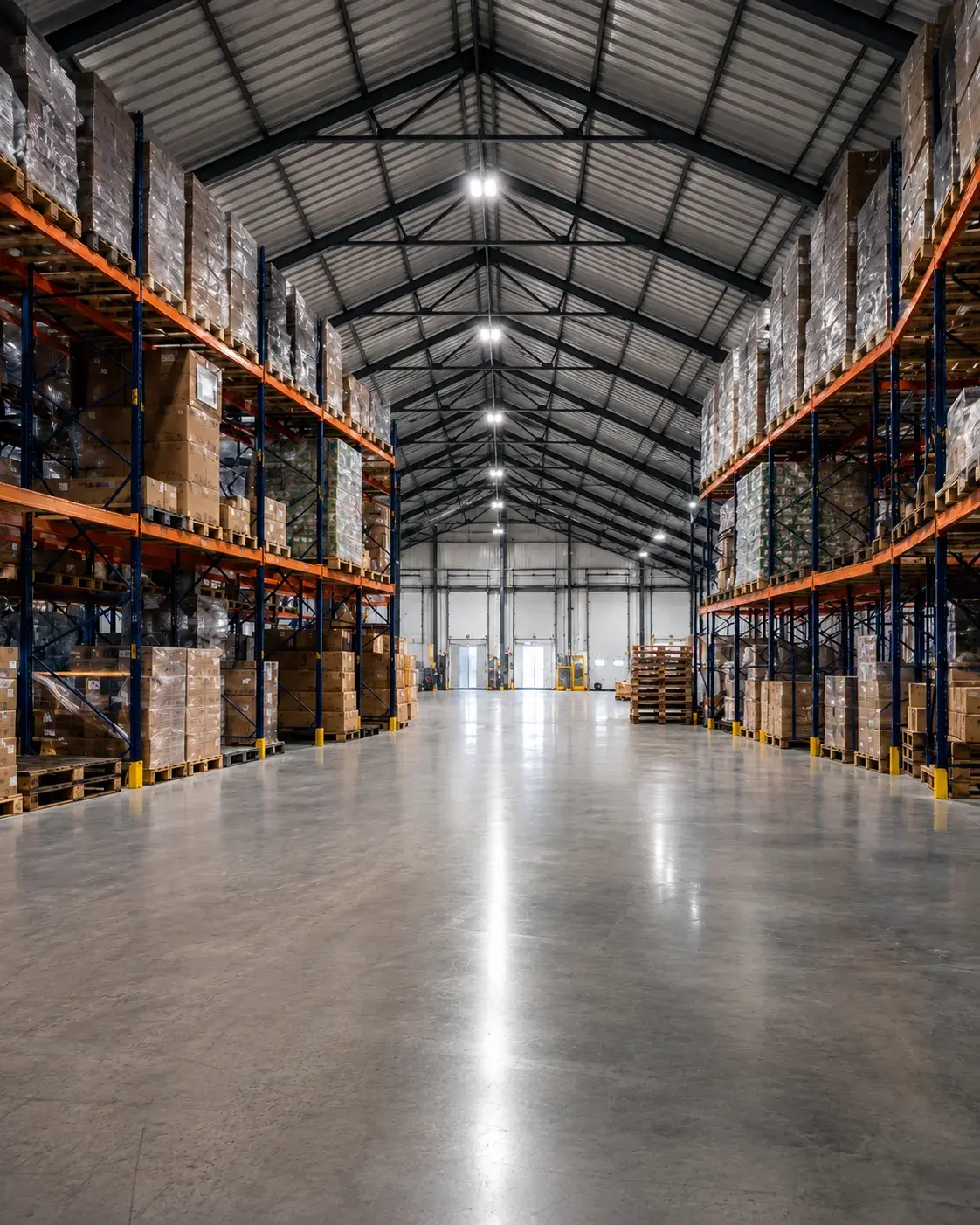 Completed CIPL warehouse interior
